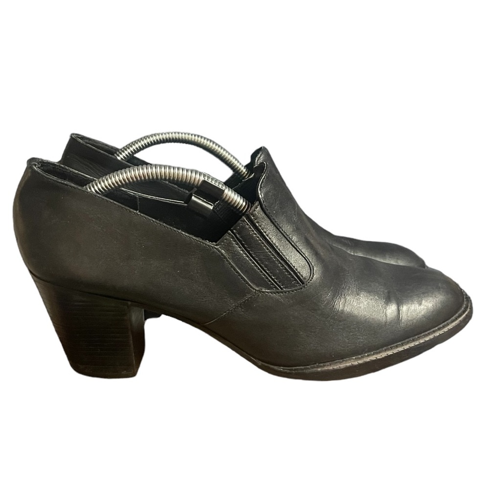 Bandits Todd Leather Women’s Black‎ Slip On Booties Size 10